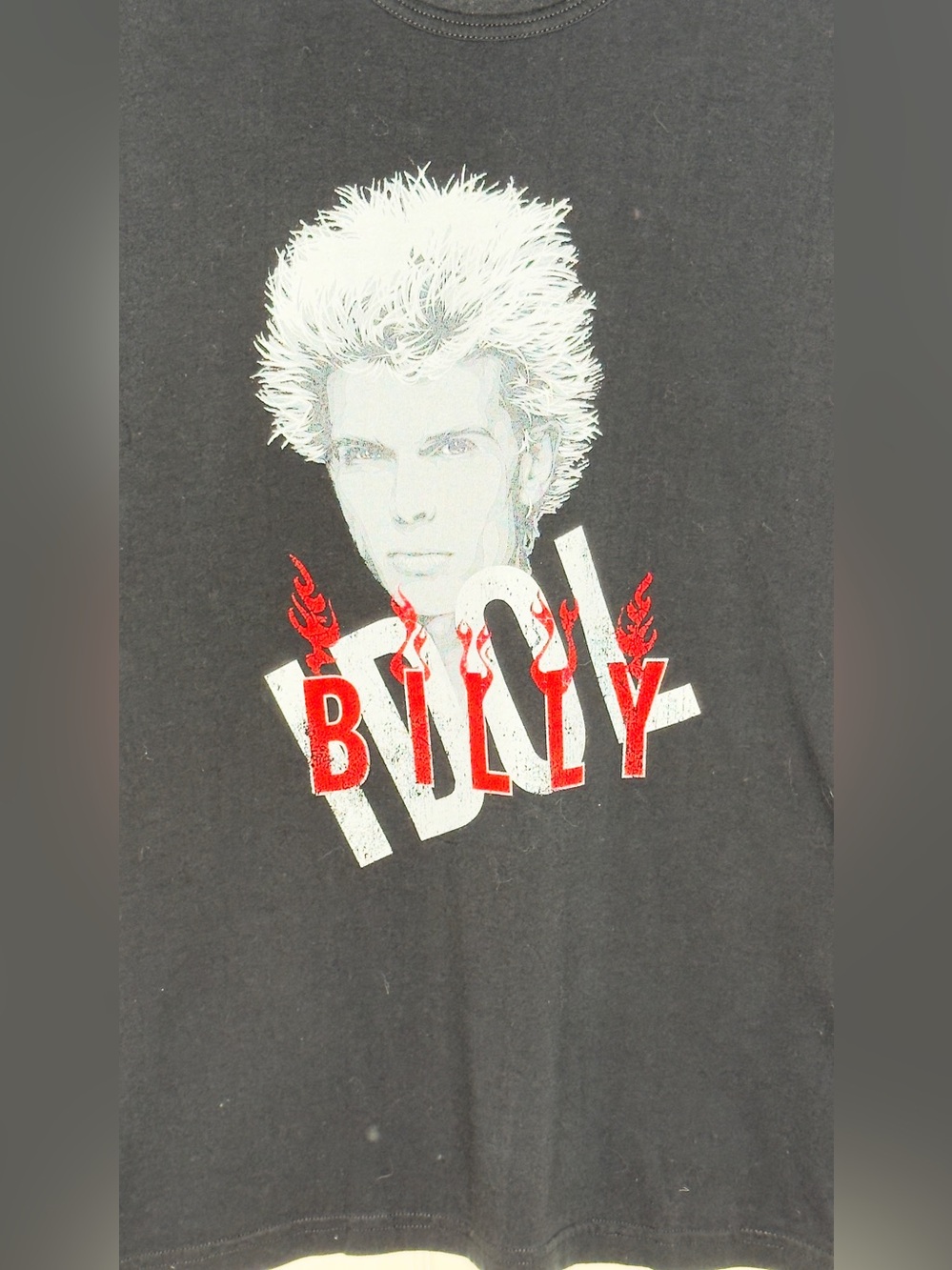 Billy Idol Vintage Black Graphic Crewneck Tee 80’s Rock XXL - Picture 2 of 6